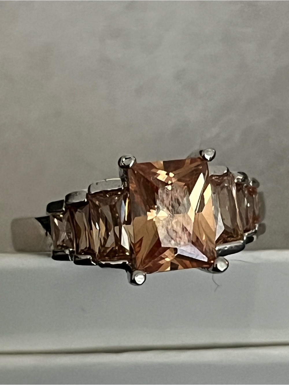 Sterling Silver Citrine Ring